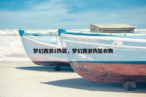 梦幻西游2伪装，梦幻西游伪装衣物