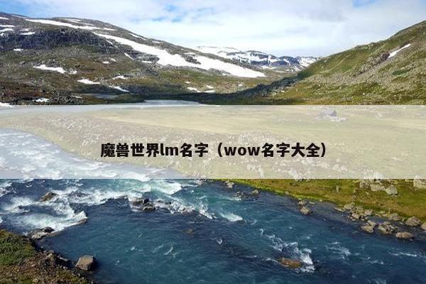 魔兽世界lm名字（wow名字大全）