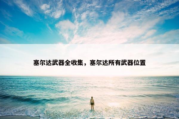 塞尔达武器全收集，塞尔达所有武器位置