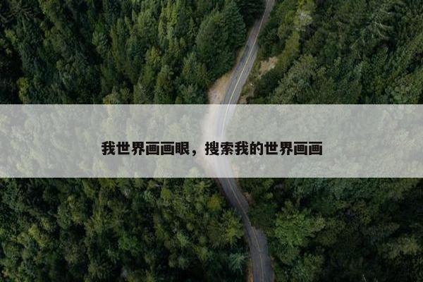 我世界画画眼，搜索我的世界画画