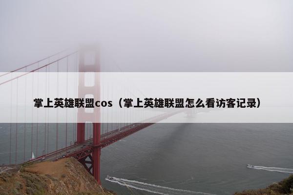 掌上英雄联盟cos（掌上英雄联盟怎么看访客记录）