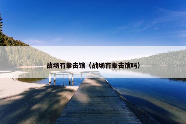 战场有拳击馆（战场有拳击馆吗）