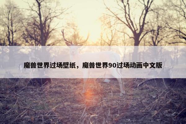 魔兽世界过场壁纸，魔兽世界90过场动画中文版