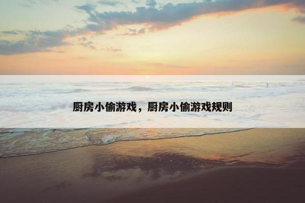 厨房小偷游戏，厨房小偷游戏规则