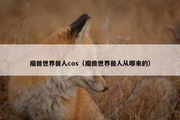 魔兽世界兽人cos（魔兽世界兽人从哪来的）