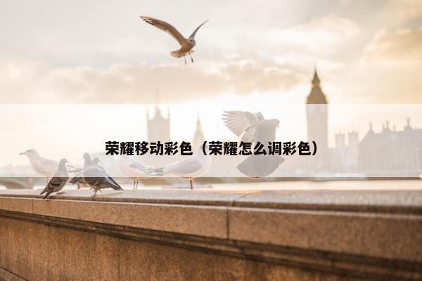 荣耀移动彩色（荣耀怎么调彩色）