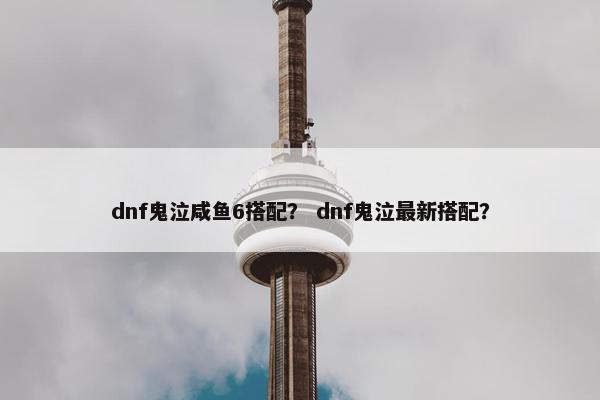 dnf鬼泣咸鱼6搭配？ dnf鬼泣最新搭配？