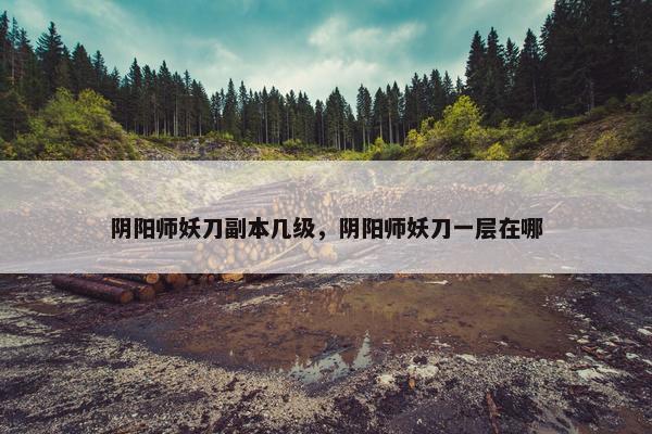 阴阳师妖刀副本几级，阴阳师妖刀一层在哪