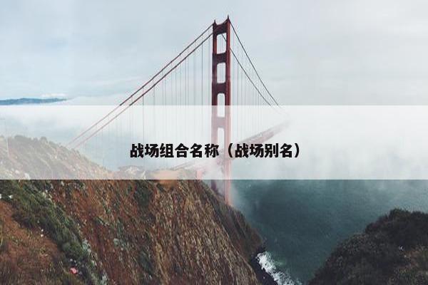 战场组合名称（战场别名）