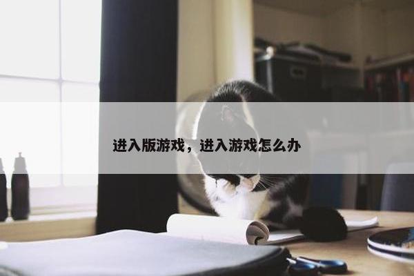 进入版游戏，进入游戏怎么办