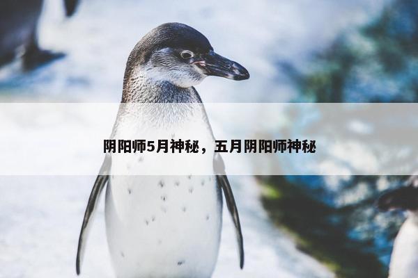 阴阳师5月神秘，五月阴阳师神秘