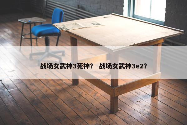 战场女武神3死神？ 战场女武神3e2？