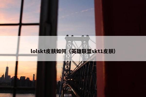lolskt皮肤如何（英雄联盟skt1皮肤）
