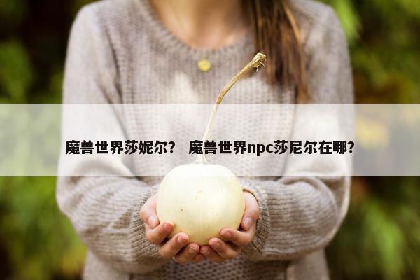 魔兽世界莎妮尔？ 魔兽世界npc莎尼尔在哪？