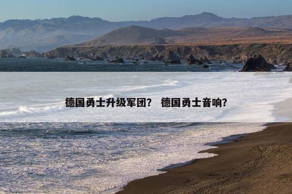 德国勇士升级军团？ 德国勇士音响？