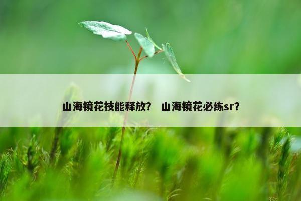 山海镜花技能释放？ 山海镜花必练sr？