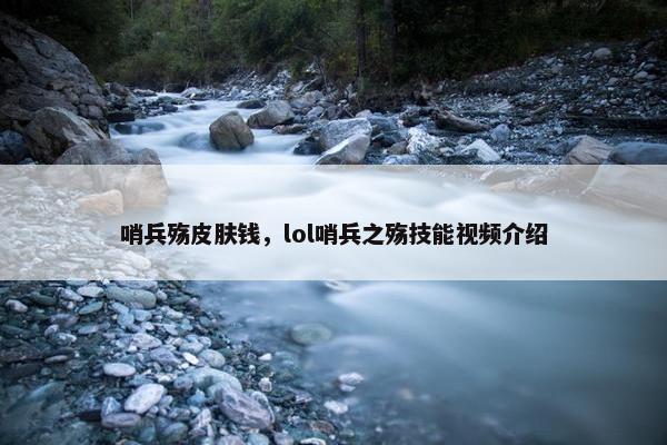 哨兵殇皮肤钱，lol哨兵之殇技能视频介绍