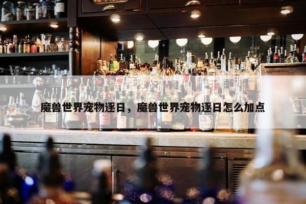 魔兽世界宠物逐日，魔兽世界宠物逐日怎么加点