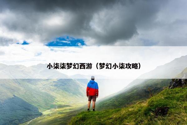 小柒柒梦幻西游（梦幻小柒攻略）