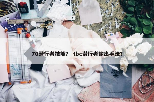70潜行者技能？ tbc潜行者输出手法？