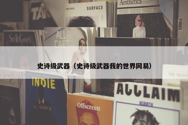史诗级武器（史诗级武器我的世界网易）