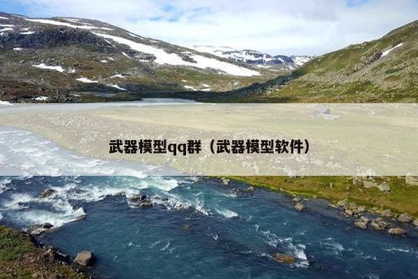 武器模型qq群（武器模型软件）
