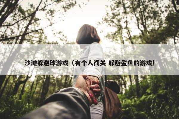 沙滩躲避球游戏（有个人闯关 躲避鲨鱼的游戏）