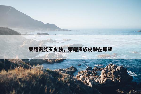 荣耀贵族五皮肤，荣耀贵族皮肤在哪领