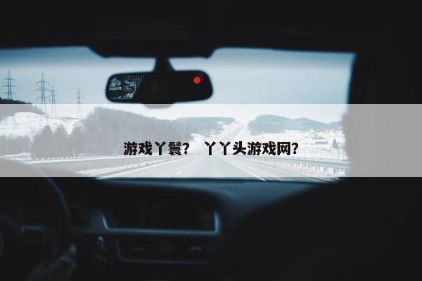 游戏丫鬟？ 丫丫头游戏网？