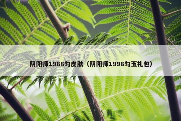 阴阳师1988勾皮肤（阴阳师1998勾玉礼包）