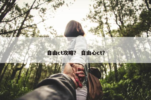 自由ct攻略？ 自由心ct？