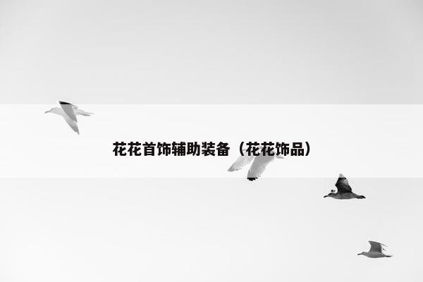 花花首饰辅助装备（花花饰品）