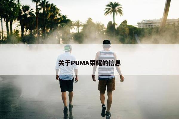关于PUMA荣耀的信息