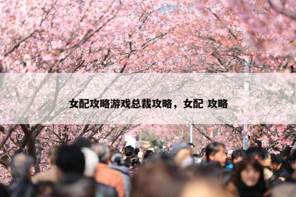 女配攻略游戏总裁攻略，女配 攻略