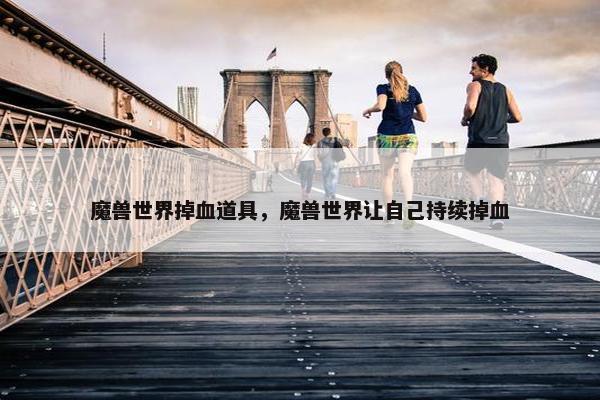 魔兽世界掉血道具，魔兽世界让自己持续掉血