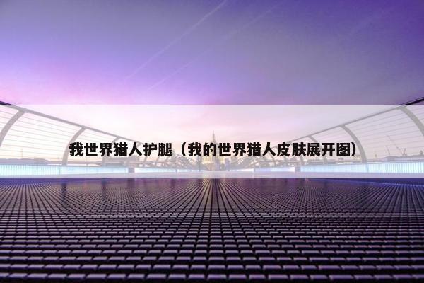我世界猎人护腿（我的世界猎人皮肤展开图）