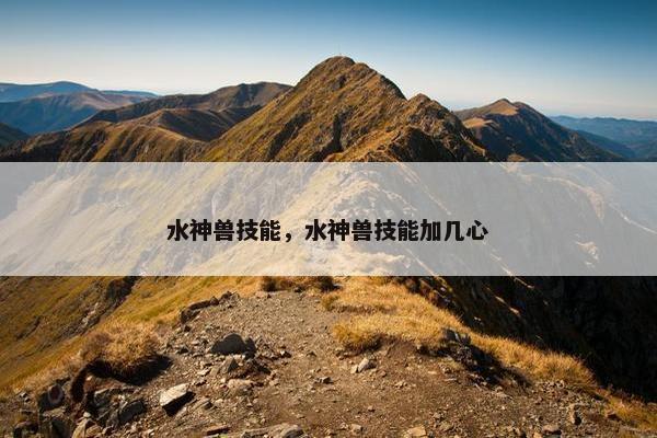 水神兽技能，水神兽技能加几心