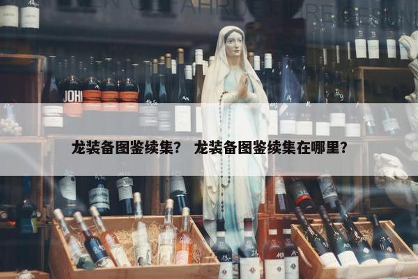 龙装备图鉴续集？ 龙装备图鉴续集在哪里？