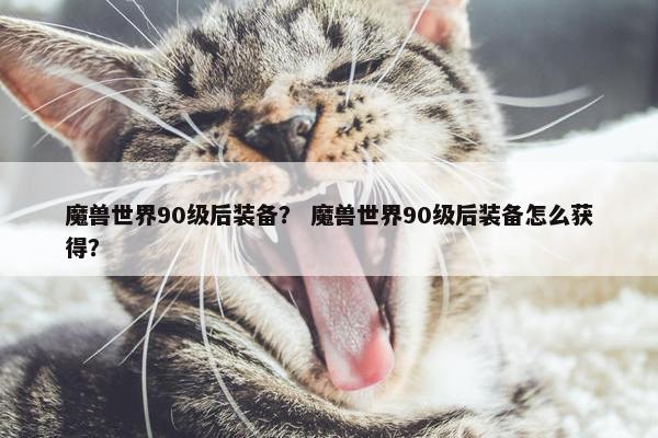 魔兽世界90级后装备？ 魔兽世界90级后装备怎么获得？