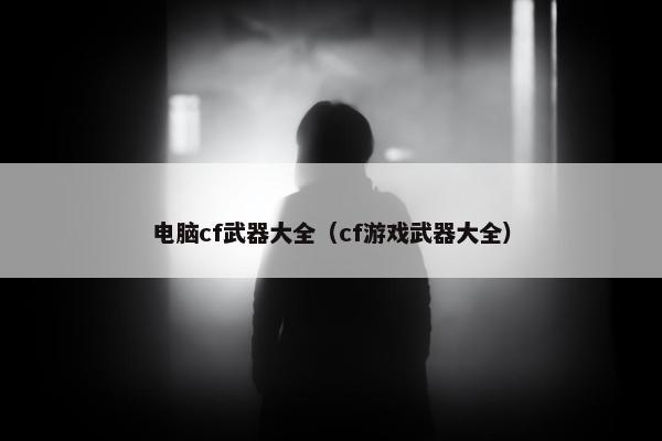 电脑cf武器大全（cf游戏武器大全）