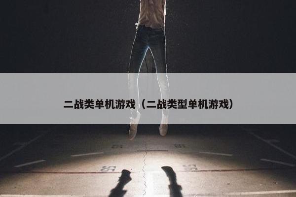 二战类单机游戏（二战类型单机游戏）