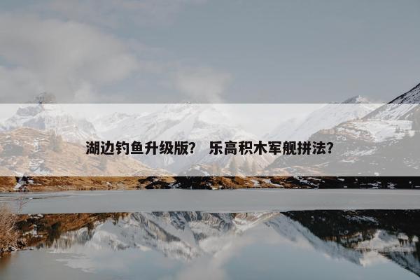 湖边钓鱼升级版？ 乐高积木军舰拼法？