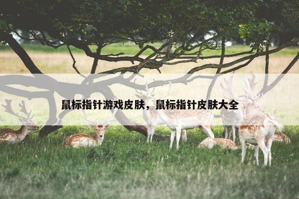 鼠标指针游戏皮肤，鼠标指针皮肤大全