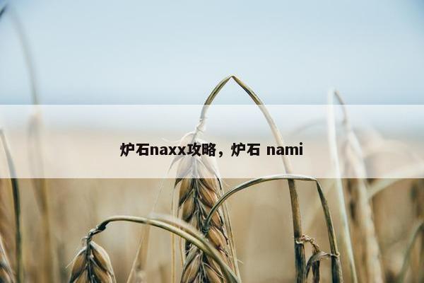 炉石naxx攻略，炉石 nami