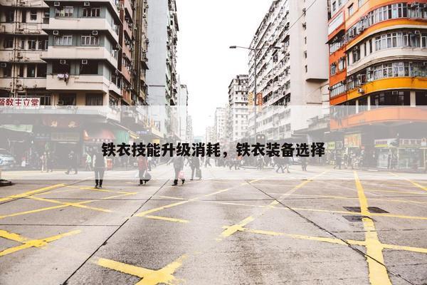 铁衣技能升级消耗，铁衣装备选择