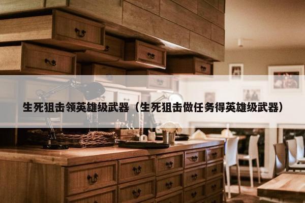 生死狙击领英雄级武器（生死狙击做任务得英雄级武器）
