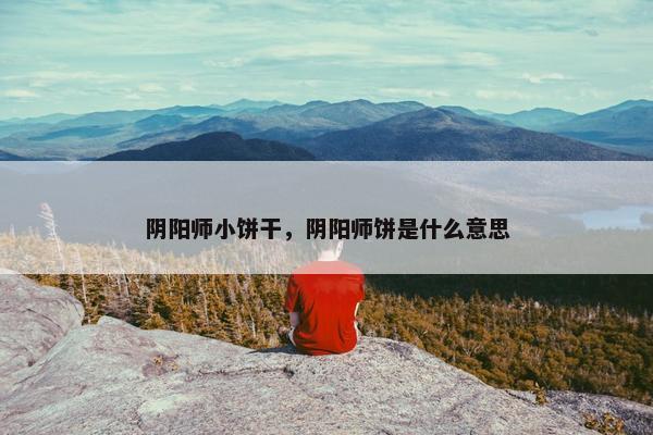 阴阳师小饼干，阴阳师饼是什么意思