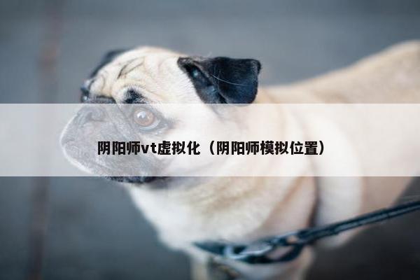 阴阳师vt虚拟化（阴阳师模拟位置）
