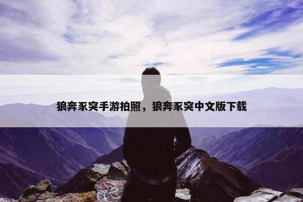 狼奔豕突手游拍照，狼奔豕突中文版下载