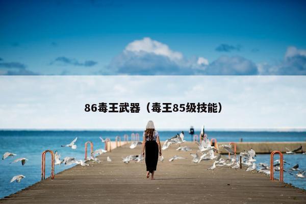 86毒王武器（毒王85级技能）